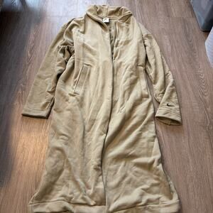 Nike Womens Oversized Modern Fleece French Terry Duster Sz Small Green